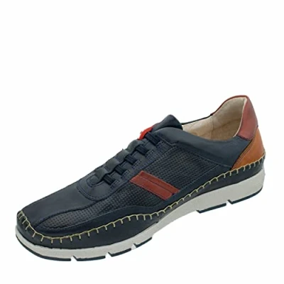 Afbeelding van Pikolinos Liverpool Sneakers laag, Heren, Maat: 43, Blue Leer