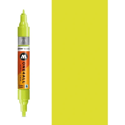 Afbeelding van Molotow ONE4ALL Gifgroene Acrylic Twin 1,5 4 mm Marker