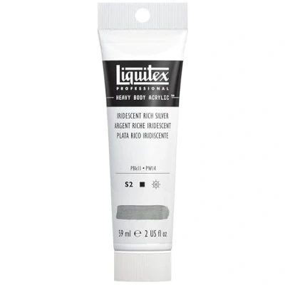 Afbeelding van Liquitex Professional Heavy Body Acryl 59 ml Iridescent Rijk Zilver Serie 2A