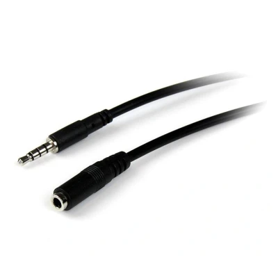 Afbeelding van Verlengkabel Jack (3,5 mm) Startech MUHSMF1M Zwart 1 m