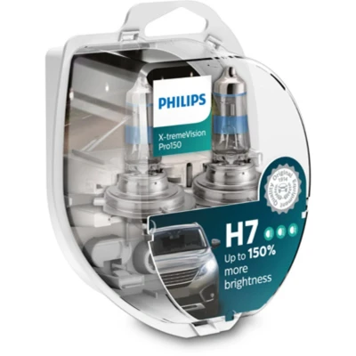 Afbeelding van Philips H7 X treme Vision Pro150 12972XVPS2 Autolampen