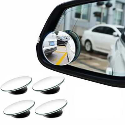 Afbeelding van dode hoekspiegel, hoekspiegel voor auto, 360 graden verstelbare kanteling, SUV, bestelwagen, vrachtwagen, 4 stuks