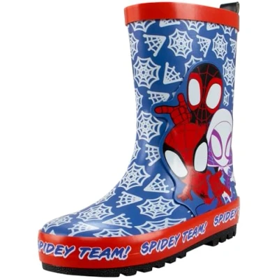 Afbeelding van Marvel Spiderman laarzen Kinderen Regenlaarzen Spidey en zijn Vrienden Jongen 21 E 28, Blauw