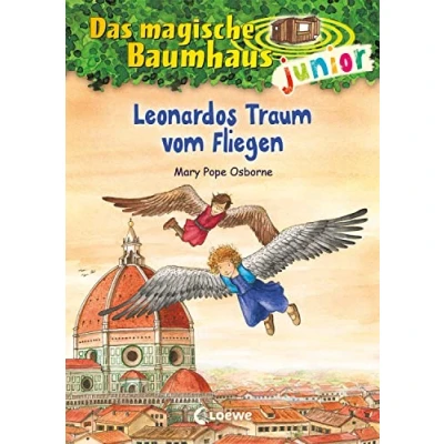 Afbeelding van Das magische Baumhaus junior (Band 35) Leonardos Traum vom Fliegen: Lerne mit Anne und Philipp von Leonardo da Vinci Kinderbuch zum Vorlesen ersten Selberlesen für Kinder ab 6 Jahren