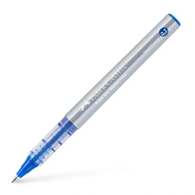 Afbeelding van Boligrafo de tinta líquida Faber Castell Roller Free Ink Blauw (12 Stuks)