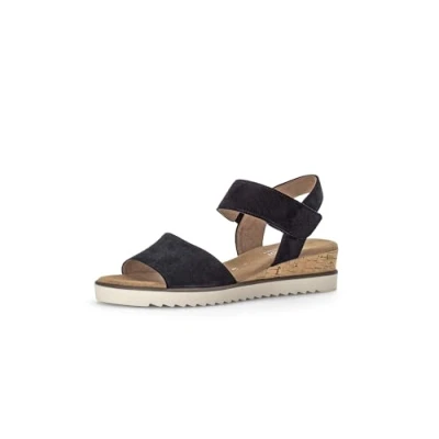 Afbeelding van Gabor Damessandalen met sleehak, Donkerblauw 46, 41 EU