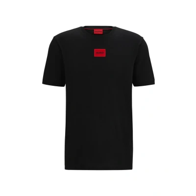Afbeelding van HUGO Diragolino Tshirt basic, Heren, Maat: XS, Black