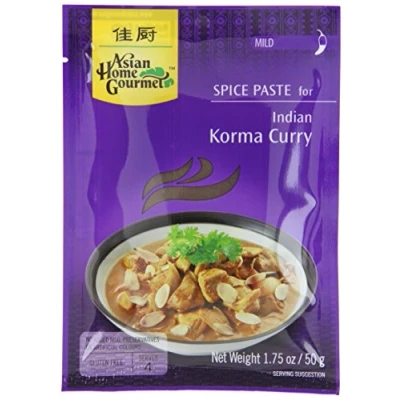 Afbeelding van AHG Curry Korma kruidenpasta, 50 g, 12 stuks