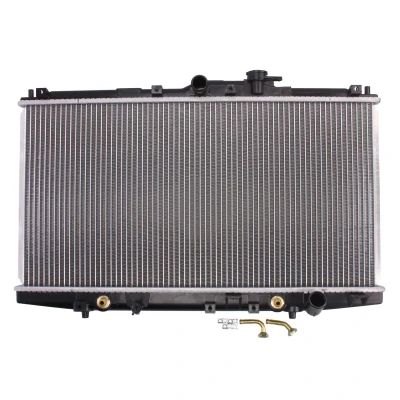 Afbeelding van THERMOTEC D74006TT Radiateur voor voertuigen met/zonder airco 678 350 16 Manuale / Automatische versnelling Koelribben gesoldeerd