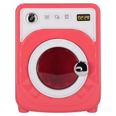 Afbeelding van INTERACTIEF speelgoed wasmachine, wasmachine voor kinderen, BEWEGENDE trommel, LICHT, GELUID 3+