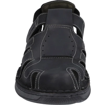 Afbeelding van Josef Seibel Maverick 01 Outdoorsandalen, Heren, Maat: 45, Schwarz Leer