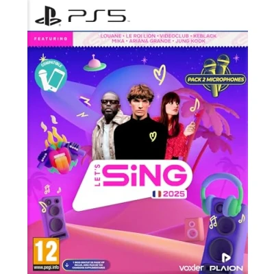 Afbeelding van Koch Media Let&#039;s Sing 2025 + 2 Micro Uk/fr PS5 (french Songs)