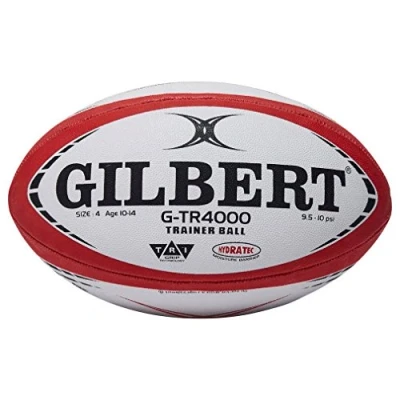 Afbeelding van Rugby Bal Gilbert G TR4000 Wit 28 cm Rood