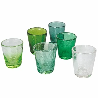 Afbeelding van Villa d&#039;Este Home Tivoli 5909885 Cancun Greenery waterglas, 330 ml, 6 stuks
