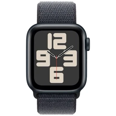 Image de Apple Watch SE 2024 40 mm Minuit Boucle Sport