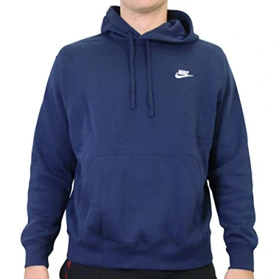 Afbeelding van Nike Sportswear CLUB Hoodie Hoodie, Heren, Maat: XXL T, Midnight navy/white