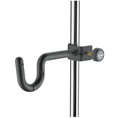 Image de K&amp;M 157 Support pour trompette Noir Acier pupitres et pieds avec tube de 3 cm diamètre maximum accrochage sans effort