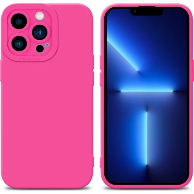 Afbeelding van Cadorabo Hoesje geschikt voor Apple iPhone 12 PRO MAX in Fluid HOTPINK Beschermhoes gemaakt van flexibel TPU silicone Cover Case