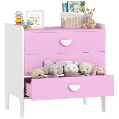 Afbeelding van AIYAPLAY Kinderkist 60x40x60cm MDF Roze