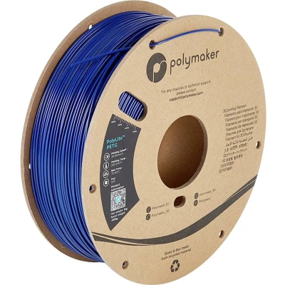 Afbeelding van Polymaker PB01020 PolyLite Filament PETG Hittebestendig, Hoge treksterkte 2.85 mm 1000 g Blauw 1 stuk(s)
