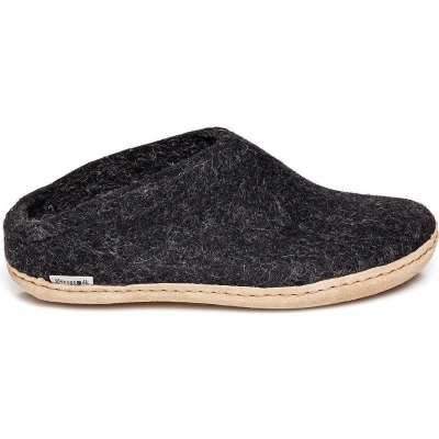 Afbeelding van Glerups Pantoffels, Dames, Maat: 44, Charcoal Wol