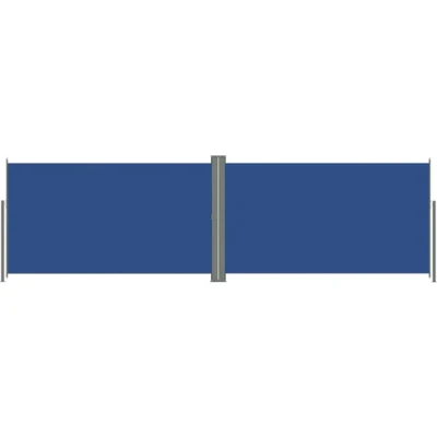 Afbeelding van Windscherm uittrekbaar 160x600 cm blauw