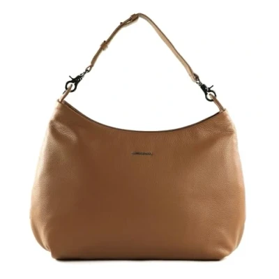 Afbeelding van MANDARINA DUCK Leren Schoudertas Mellow Leather Shoulderbag Indian Tan Lichtbruin