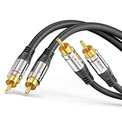 Afbeelding van Sonero stereo audio kabel 2x cinch 15.0m