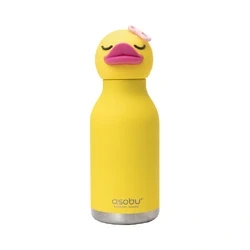 Afbeelding van Asobu Ducky Bestie Drinkfles 460ml RVS &amp; Siliconen (Bad)Eend