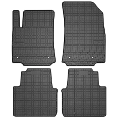 Afbeelding van M MOTOS Rubberen vloermat voor Citroen C3 Aircross vanaf 2017, verbeter je reiscomfort met de zwarte antislip mat auto, alle weersomstandigheden, bescherming tegen vuil