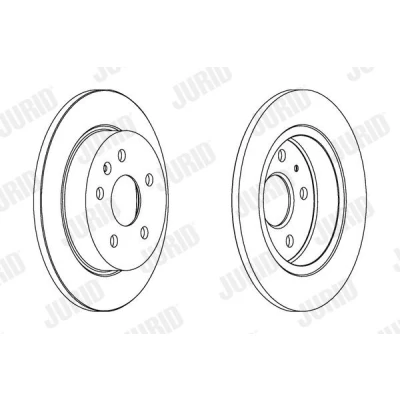 Afbeelding van JURID 562461JC Remschijf 292 12 5 volledig Gecoat Met schroeven OPEL: Insignia A Sports Tourer, Saloon, Hatchback