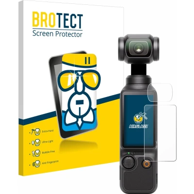 Afbeelding van BROTECT Screenprotector voor DJI Osmo Pocket 3 (Display + Lens) Folie Beschermfolie Beschermglas transparant