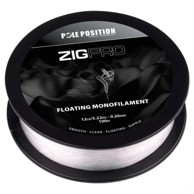 Afbeelding van Pole Position Zig Pro Clear Nylon vislijn 0.26mm/5.22kg 100m