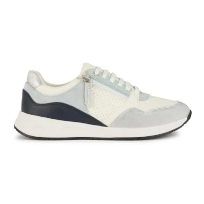 Afbeelding van Geox D Bulmya B Sneakers voor meisjes, Wit Lt Blauw