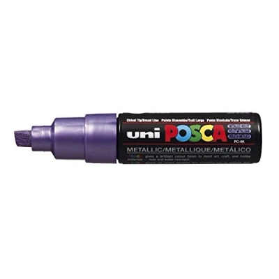 Afbeelding van uni ball Paint Marker op waterbasis Posca PC 8K paars metaal paintmarker