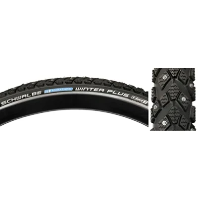 Afbeelding van SCHWALBE Marathon Winter Plus Performance Clincher Tyre 26x2.15&quot; SmartGuard E 25 Reflex, zwart Bandenmaat 55 559 26x2,15&quot;