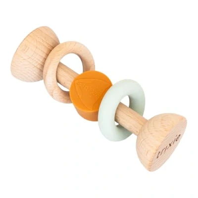 Afbeelding van Trixie Wooden silicone rattle Mr. Fox