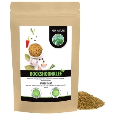 Afbeelding van Fenegriekzaden, heel (250g), 100% natuurlijk, natuurlijk zonder additieven, veganistisch