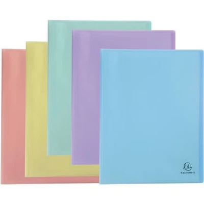 Image de Protège document A4 semi rigide Chromaline x8 assortis Exacompta
