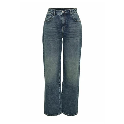 Afbeelding van Noisy may Jeans Nmjosie Hw Baggy Az400mb Noos 27031597 Medium Blue Denim Dames Maat W25 X L32