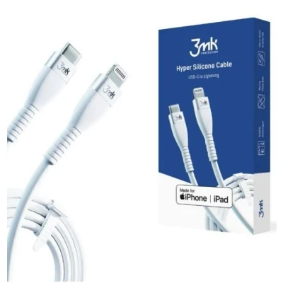 Afbeelding van 3MK 5903108444071 USB oplaadkabel Wit