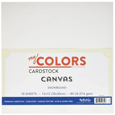 Afbeelding van My Colors Cardstock Sneeuwkarton 30,5 x cm wit