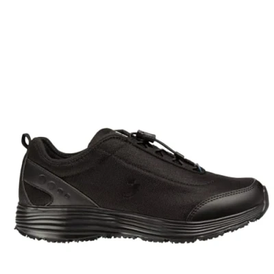 Afbeelding van Safety Jogger Oxypas Maud OB Veterloos Sneaker SlipvastSRA Zwart Maat 38