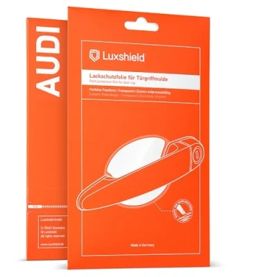 Afbeelding van Luxshield Beschermfolie voor autodeurgreep Audi A4 Avant B9 8W I 2015 2024 krasbestendig, lakbescherming transparant glanzend zelfklevend