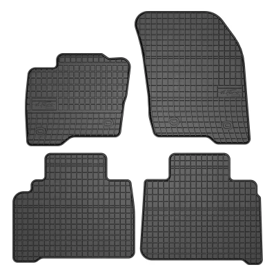 Afbeelding van FROGUM 547037 Vloermatset Rubber voor en achter 4 Zwart Op maat gemaakt FORD: S Max Mk2