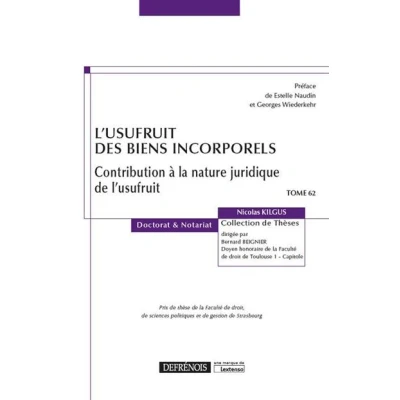 Image de L usufruit des biens incorporels