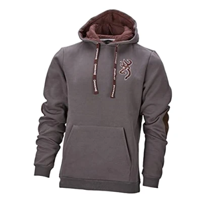 Afbeelding van BROWNING Trui Heren Snapshot met warme pocket Sweater, hoodie capuchon Voor jacht Ashgrey M