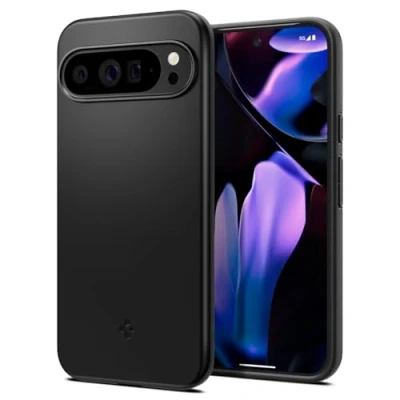 Afbeelding van Spigen Thin Fit Hoesje Geschikt voor Google Pixel 9 Pro XL Back Cover Zwart