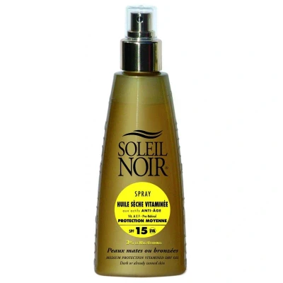 Afbeelding van Soleil Noir Spray Huile Sèche Vitaminée SPF15 150ml Olie 150 ml