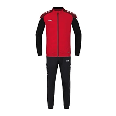 Afbeelding van Trainingspak polyester Performance Rood/zwart / 3XL